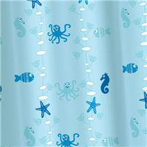 Croydex Underwater World Textile Shower Curtain 1800 x 1800mm - AF285924