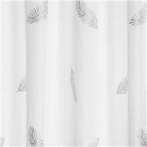 Croydex Silver Feather Textile Shower Curtain 1800 x 1800mm - AF560640