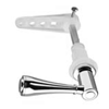 Croydex Art Deco Cistern Lever - Chrome