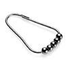 Croydex Chrome Ball Shower Curtain Rings