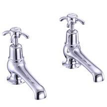 Burlington Anglesey - Chrome 5" Basin Taps - AN2