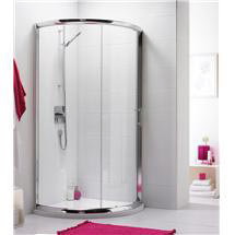 860 x 860mm Pacific Single Entry Quadrant Enclosure with Shower Tray & Waste