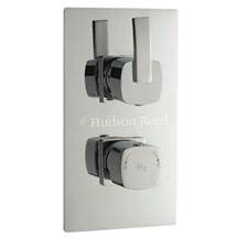 Hudson Reed Arcade Twin Concealed Thermostatic Shower Valve