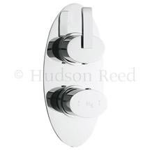 Hudson Reed Arina Twin Concealed Thermostatic Shower Valve w/ Diverter - ARI3207