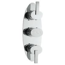 Hudson Reed Arina Triple Concealed Thermostatic Shower Valve - Chrome - ARI3211