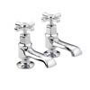Bristan - Art Deco Basin Taps - Chrome - D1/2C