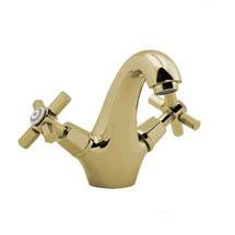 Deva - Artesian Mono Basin Mixer with Pop Up Waste - Gold - ASN113/501