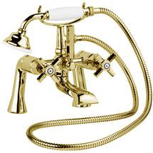 Deva - Artesian Pillar Mounted Bath/Shower Mixer - Gold - ASN03/501