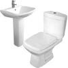 Athens 4 Piece Ceramic Bathroom 1TH Suite 