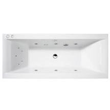 Aquastream Whirlpools - 11 Jet Deluxe Aquaspa Square Double Ended Acrylic Bath