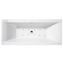 Aquastream Whirlpools - 12 Jet Aquaspa Square Double Ended Acrylic Bath