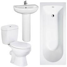 Barmby 5 Piece 1TH Bathroom Suite