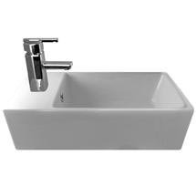 Ultra Compact Rectangular Counter Top Ceramic Basin - BAS002