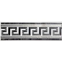 British Ceramic Tile - Greco Black/White Strip - 248x80mm - Gloss - BCT08545
