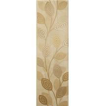 British Ceramic Tile - Dartmoor Naturals Sandstone Leaf Strip - 123x398mm - Satin - BCT08613