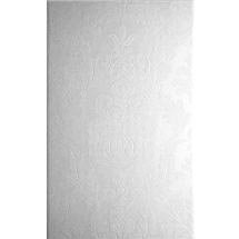 British Ceramic Tile - Chambray Brocade White Wall Tile - 248x398mm - Satin - BCT10005