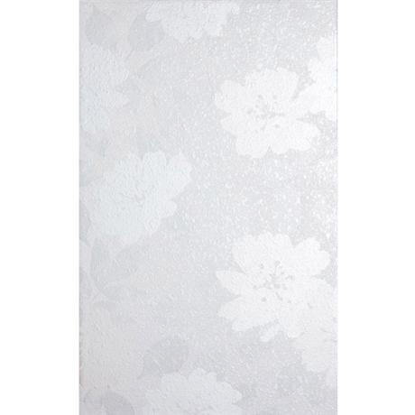 British Ceramic Tile - Frost Floral White Wall Tile - 248x398mm - Satin - BCT12436