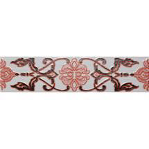 British Ceramic Tile - Brighton Regency Orange Strip - 398x98mm - BCT13662