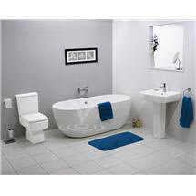 Bliss Modern Double Ended Curved Freestanding Bath Suite