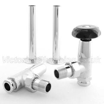 Best price for Bradley Manual Traditional Radiator Valve Kit (pair) Chrome