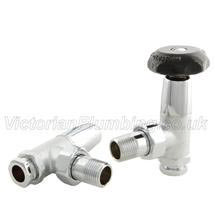 Bradley Manual Traditional Radiator Valve Kit (pair)