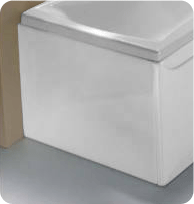 Acrylic End Panel for P-shaped Shower Bath 