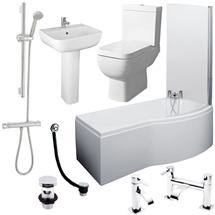 B-Shaped 1700 Complete Bathroom Package