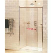 Burlington Traditional Soft Close Recessed Sliding Shower Door