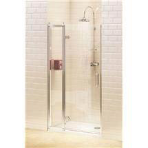 Burlington Traditional Recessed Hinged Shower Door with 1 x Inline Panel