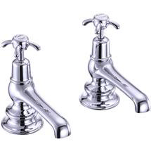 Burlington Anglesey Regent - Chrome Bath Taps - ANR3