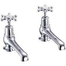 Burlington Birkenhead - Chrome 5" Basin Taps - BI2
