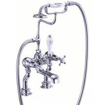 Burlington Claremont Regent - Chrome Deck Mounted Bath/Shower Mixer - CLR15