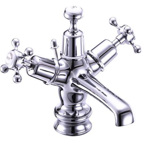 Burlington Claremont Regent - Chrome Basin Mixer with Pop Up Waste - CLR4