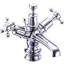 Burlington Claremont Regent - Chrome Basin Mixer with Pop Up Waste - CLR4