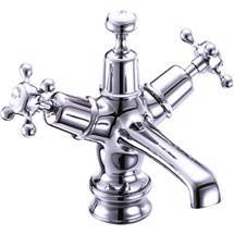 Burlington Claremont Regent - Basin Mixer with Click Clack Waste - CLR6