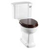 Burlington Regal Close Coupled WC - Slimline 44cm Cistern - Button Flush - P12C4