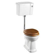 Burlington Low Level WC - 44cm Slimline Cistern - Button Flush