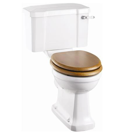 Burlington Close Coupled WC - Ceramic Lever Flush - BUR-P5C1