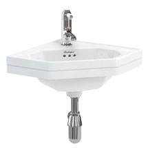 Burlington Corner Wall Mounted Cloakroom Basin - B10