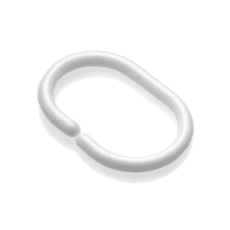 Croydex C-Type Shower Curtain Rings