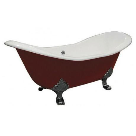 Carron Double High Slipper Cast Iron Bath - 13 Colour Finish Options