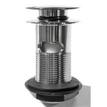 RAK Click Clack Basin Waste - Chrome Slotted - CCBASW