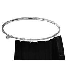 Luxury Chrome Plated Circular Shower Curtain Rail