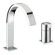 Bristan Chill Contemporary 2 Hole Bath Filler - Chrome - CL-2HBF-C
