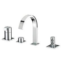 Bristan Chill Contemporary 4 Hole Bath Shower Mixer - Chrome - CL-4HBSM-C