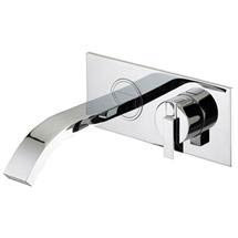 Bristan Chill Contemporary Wall Mounted Bath Filler - Chrome - CL-WMBF-C