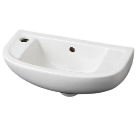 RAK - Compact 45cm Slimline Basin - 1TH - Left or Right Hand Option