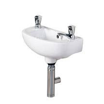 RAK - Compact 45cm Slimline Basin - 2 TH - COMSLWB2