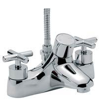 Tre Mercati - Contour Thermostatic Deck Bath/Shower Mixer - Crosshead - 46057