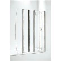 Coram - Five Panel Folding Bathscreens - 2 Colour Options